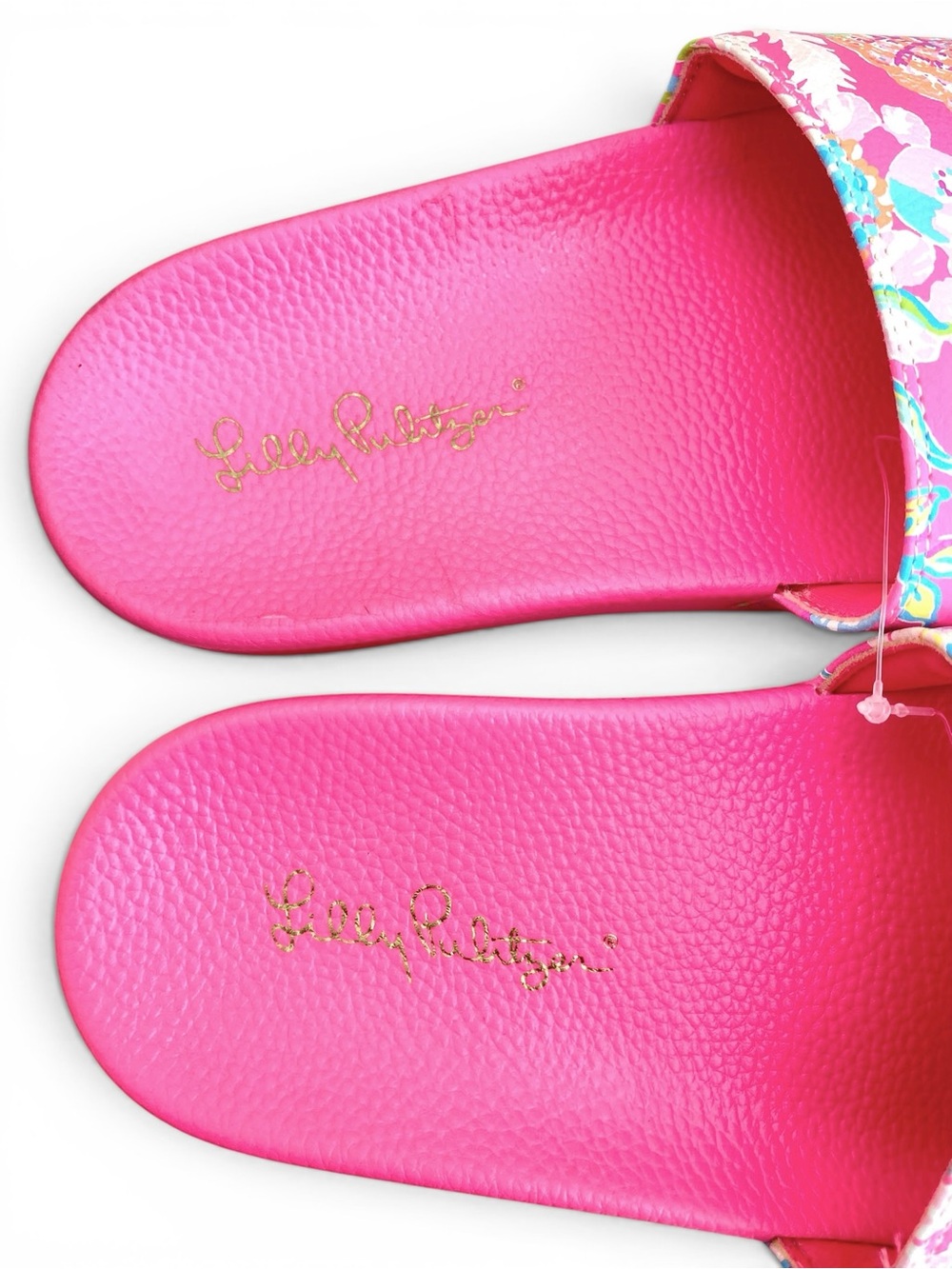 Lilly Pulitzer Cabana slide pink isle shell me something good 10M - Picture 5 of 6